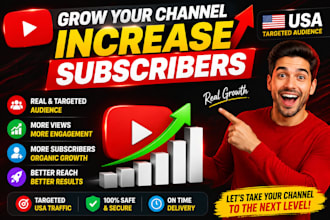 do USA youtube video promotion grow subscription promotion increase subscribers
