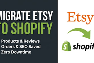 help you migrate your etsy shop to a high converting shopify dtc store