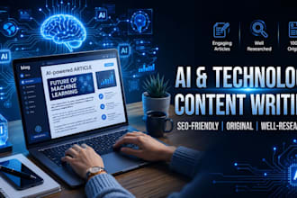 write SEO friendly tech and ai blog posts for beginners