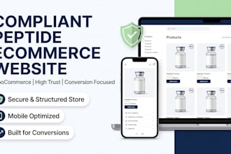 build peptide website woocommerce peptide website fda compliant peptide website