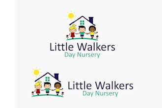 design a professional childcare, daycare, preschool and kids logo