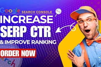 boost serp ctr google ranking increase organic traffic and website click through