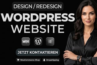 build neugestaltung wordpress elementor dsgvo bfsg business website webshop seo