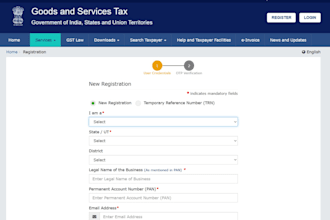 do gst registration professionally