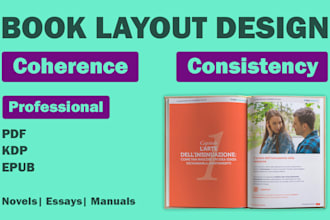 design your books page layout, typeset and formatting
