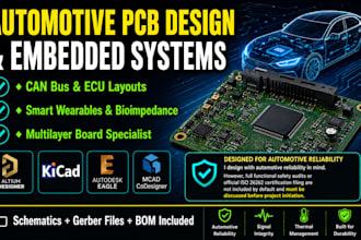 automotive pcb engineering, rf circuit, pcb board design and circuit schematic