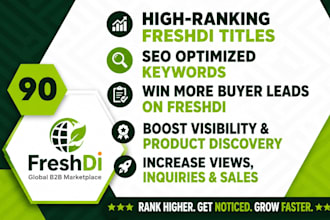 product listing on freshdi