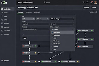 setup whatsapp business API automation with n8n or evolution API