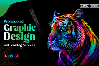 be your urgent graphic designer for branding and vector art