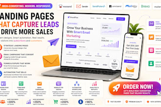 create moosend sendpulse omnisend mailrelay brevo mailerlite landing page design