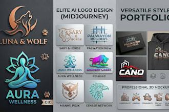 design stunning ai logo and brand identity using midjourney