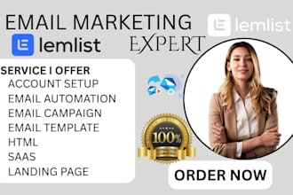lemlist cold email automation personalized b2b outreach campaign template