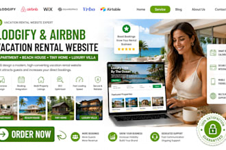 lodgify airbnb apartment rental vacation beach tiny home luxury villa website