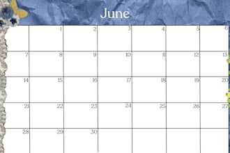 create you a custom calendar page