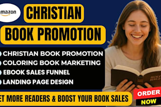 do christian book promotion, coloring ebook marketing, sales funnel