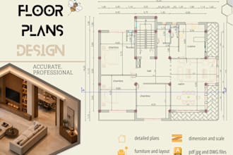 draw architectural house floor plans