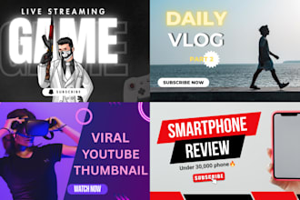 design viral youtube thumbnails in 24 hours