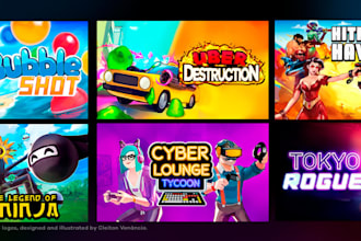 design steam capsule game cover art, steam header capsule artwork, game cover