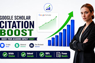 fix your google scholar and researchgate profile for citations