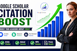 fix your google scholar and researchgate profile for citations