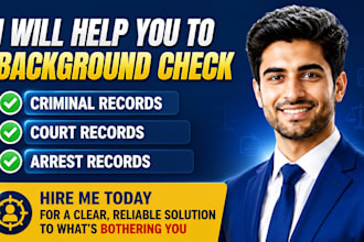 provide background check criminal record court records and arrest records search