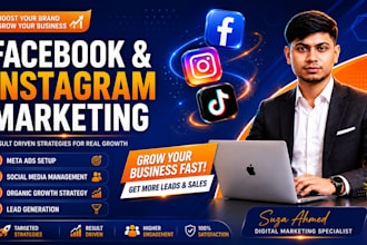 do facebook marketing, meta ads management, for page growth