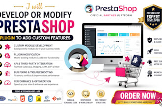 develop or modify prestashop plugin to add custom features