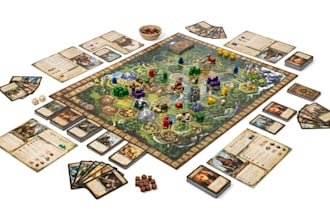 design custom card game, board game tarot cards and tcg cards