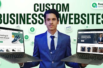 create custom business website