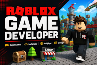 develop a professional roblox game, simulator, obby, or tycoon