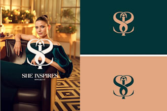 design a luxury feminine logo for beauty and skincare brands