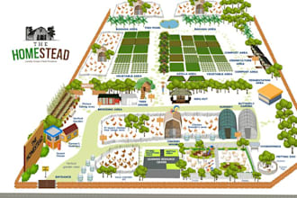 design autocad 2d floor plan, 3d floor plan design and homestead master plan