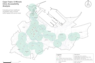 create gis maps and spatial accessibility or service area analysis in qgis