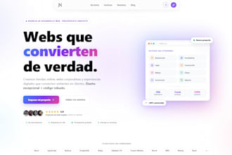 develop a premium custom coded website from scratch