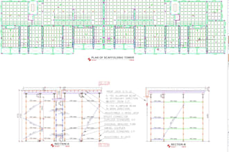 design formwork and scaffolding drawings with boq
