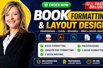 design, format your textbook, manuals, pdf, brochure, magazine for print and kdp