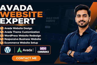 design, redesign, customize and fix avada wordpress website with avada theme