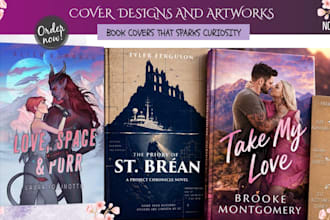 illustrate romance, cozy mystery, and suspense book cover