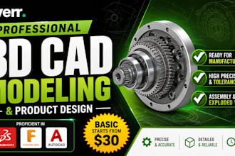 do 3d cad modeling, fea simulation, and mechanical design