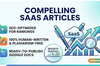 write compelling saas website content and articles