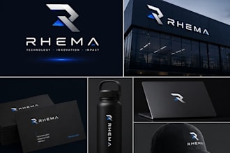 do a professional branding kit brand identity for your business