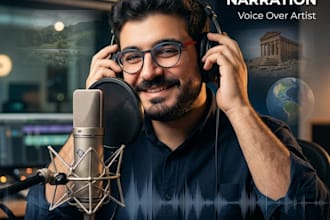 record a french documentary narration voice over