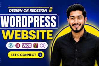 do wordpress website development, design or redesign as a wordpress developer