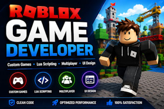 script and develop a custom roblox game in roblox studio