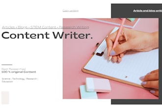 write compelling content that informs and educates