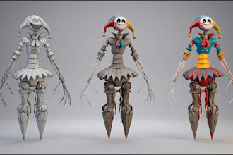 create game ready low poly and high poly ai 3d models