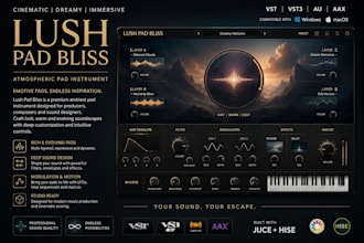 develop your vst audio plugin, au, aax, vst3 using juce,hise for windows and mac