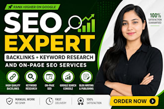 do complete SEO for your website with backlinks and audit