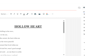 write poems and product details