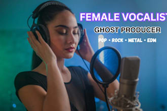 be your female singer for pop song dance pop electronic pop ballad and afropop